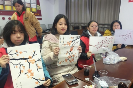 画梅冬至情·雅聚共赏时