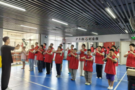 传承中华武道·强健少年体魄  —新晃雷锋青少年公益武术体验活